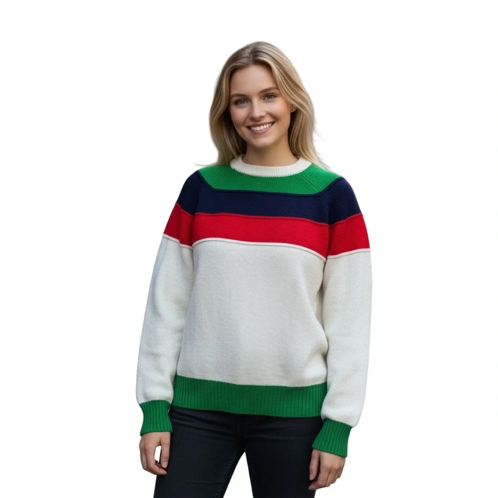 Harrods Vintage 100% Wool Sweater size XL